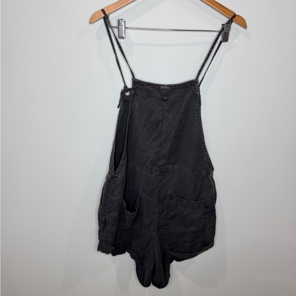 Billabong Faded Black Denim Romper with Pockets (L) - Picture 7 of 9